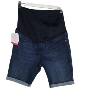 NWT Isabel Maternity Bermuda Denim Short